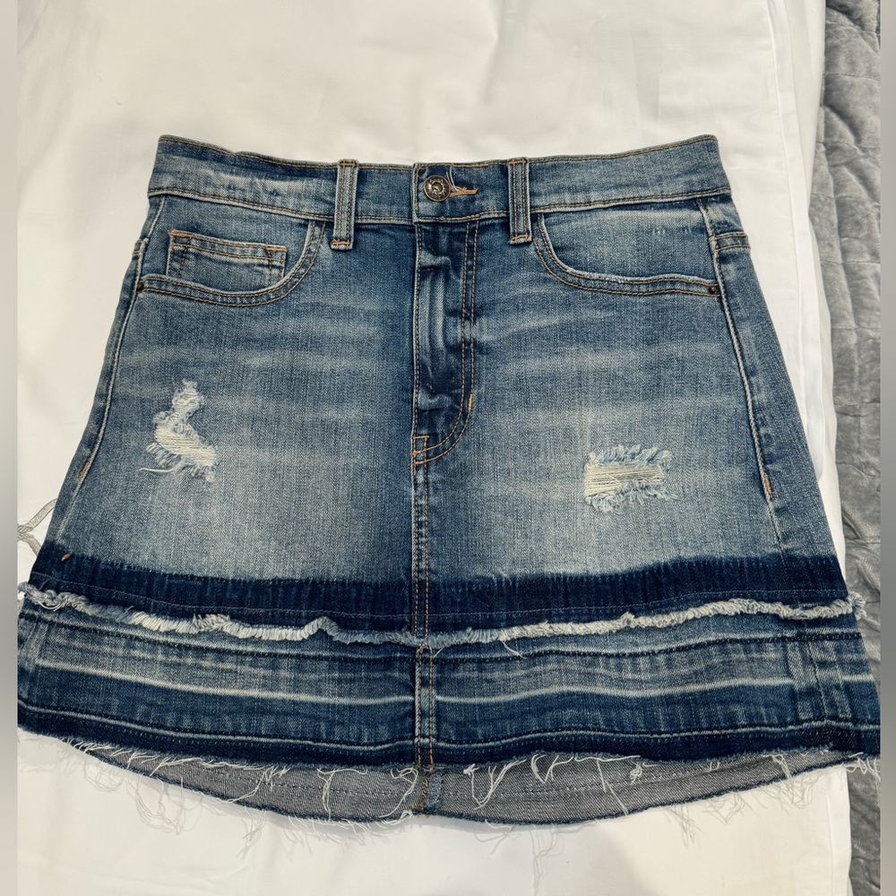 Sneak Peek jean skirt